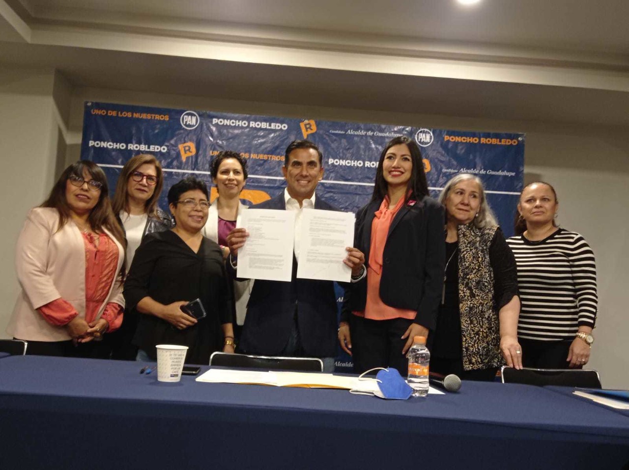Alfonso Robledo promete transporte público seguro para mujeres en Guadalupe