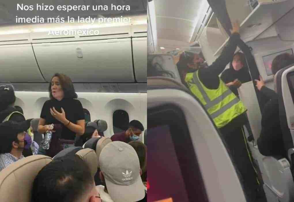 Mujer Retrasa Vuelo Y La Llaman #LadyAeromexico