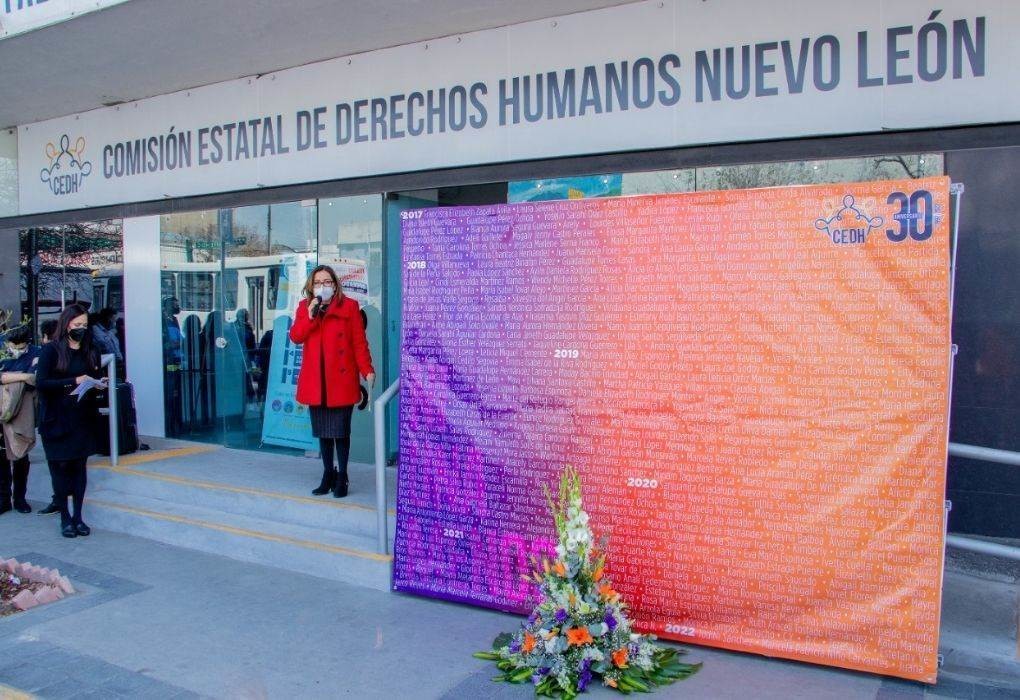CEDH hace memorial por muertes violentas de mujeres