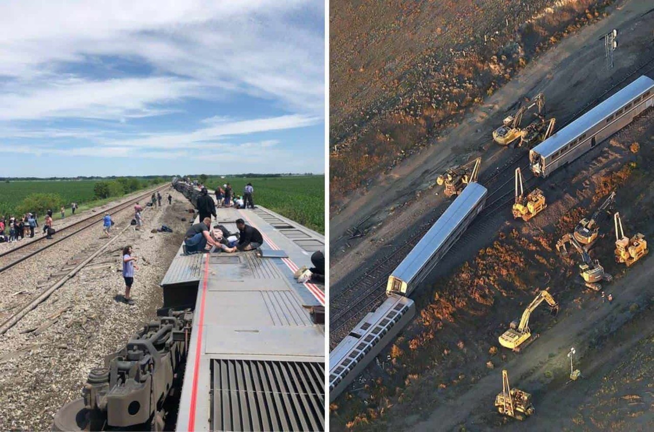 Tren Choca Con Camión Y Se Descarrila En Missouri 3 Muertos