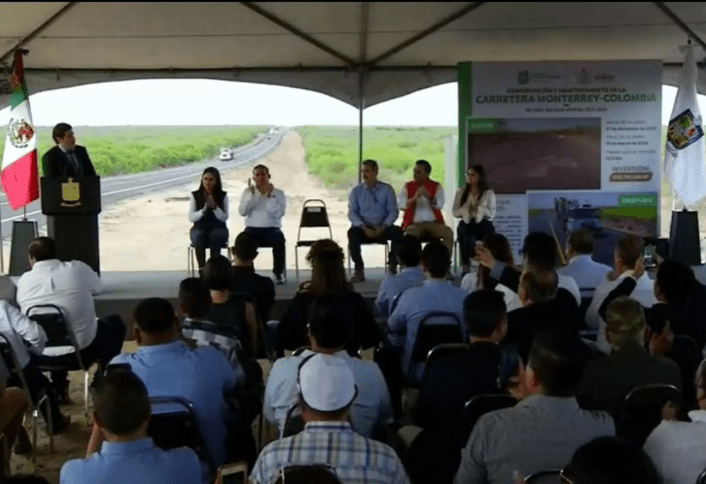 Inauguran primer tramo de carretera Colombia