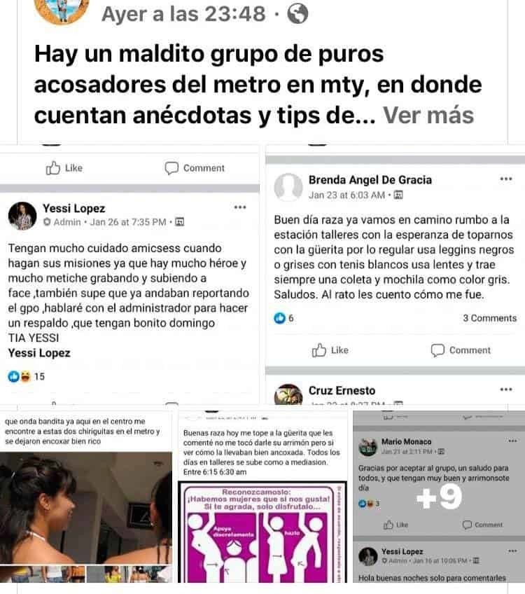 Denuncian a grupo de acosadores sexuales que operan en el Metro de Monterrey