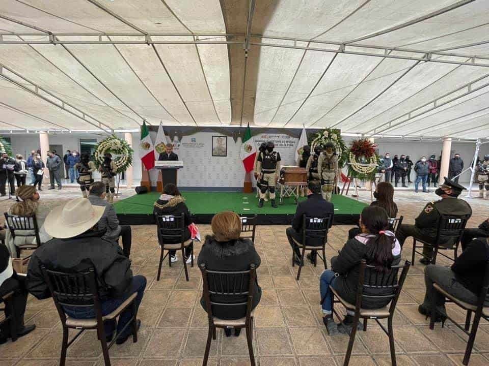 Homenajean A Policía De Coahuila Muerto En Enfrentamiento