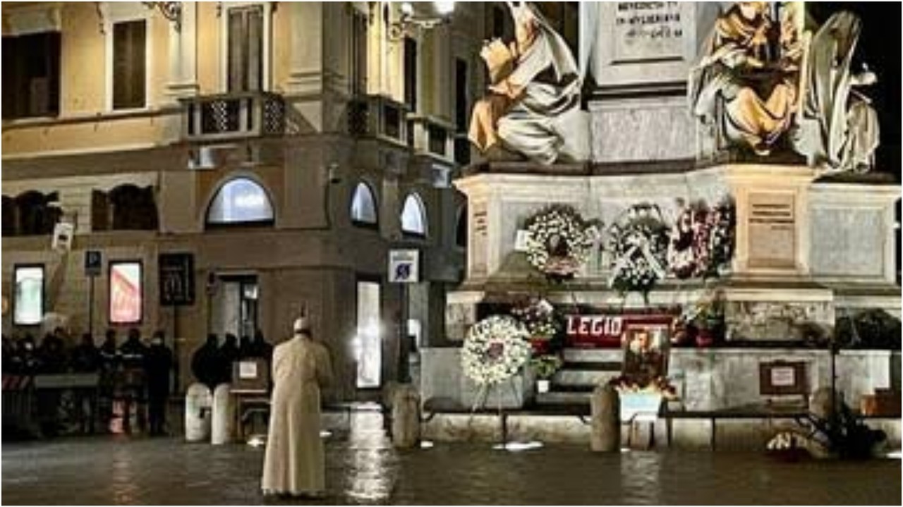 El papa rendirá homenaje a la Inmaculada ante fieles