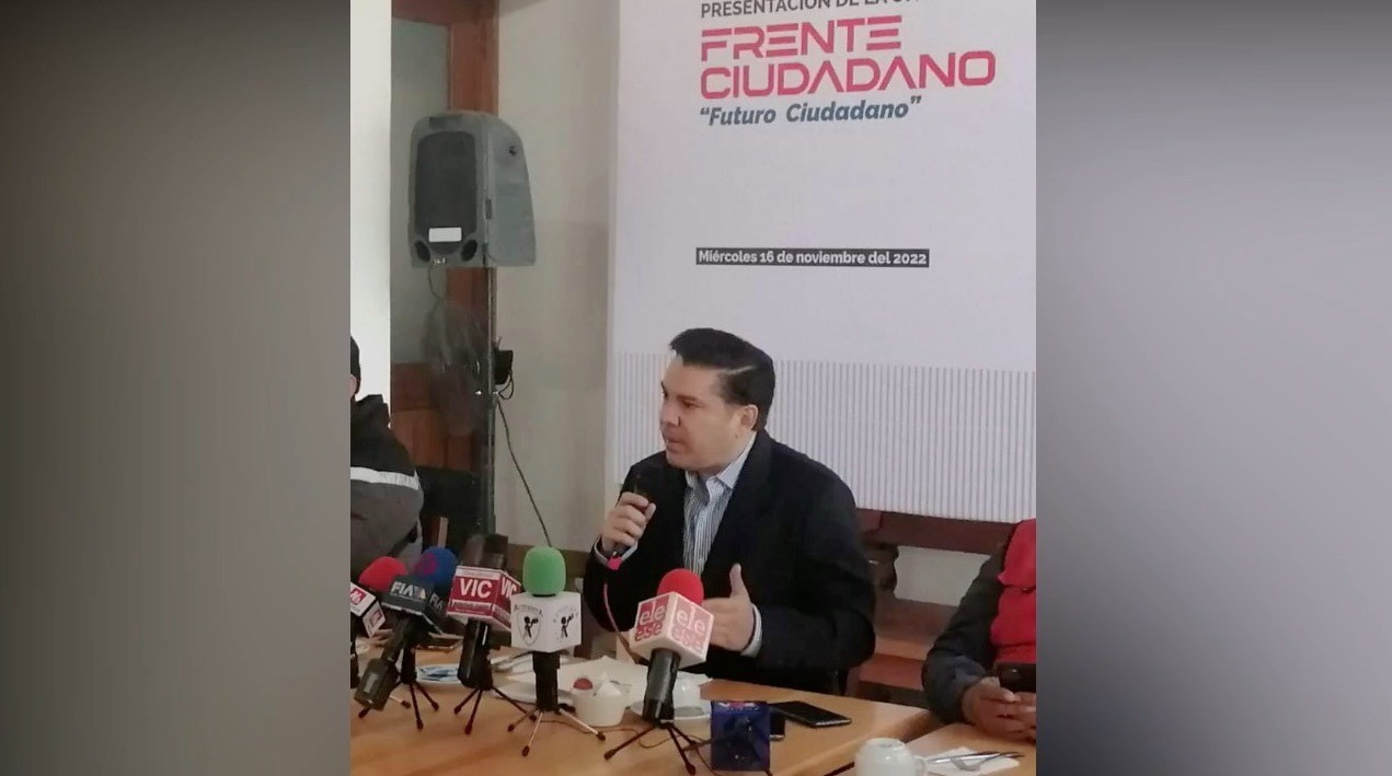 Presenta Fernando Campos organización 'Frente Ciudadano'