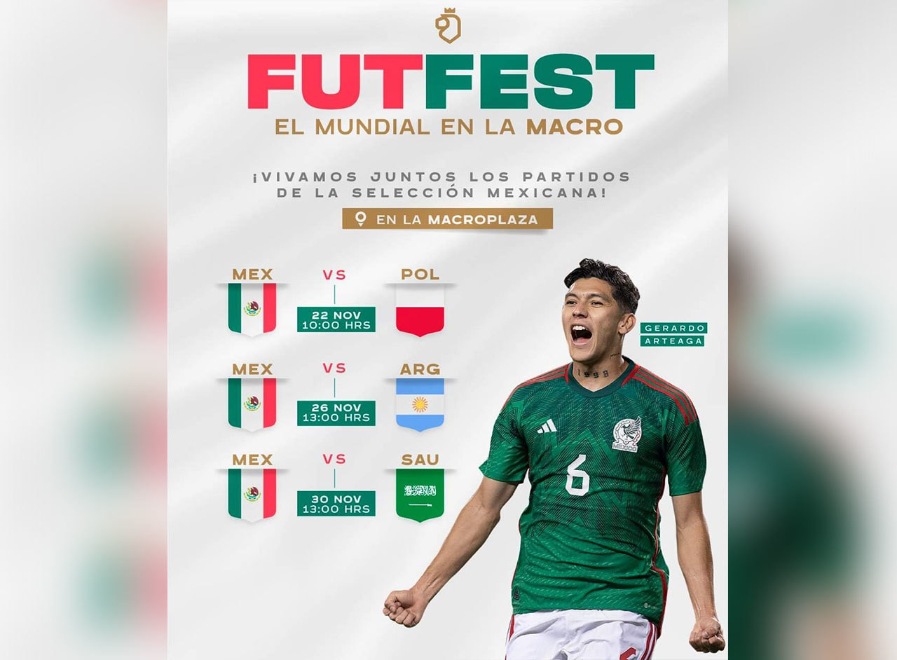 Transmitirán partidos de Selección Mexicana en la Macroplaza