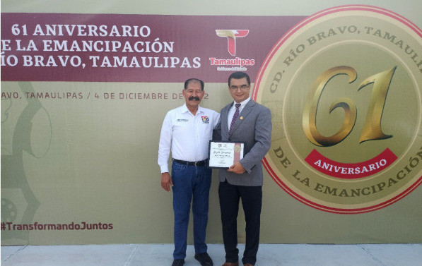 Reconocen trayectoria del Dr. Ramiro Esqueda en Tamaulipas