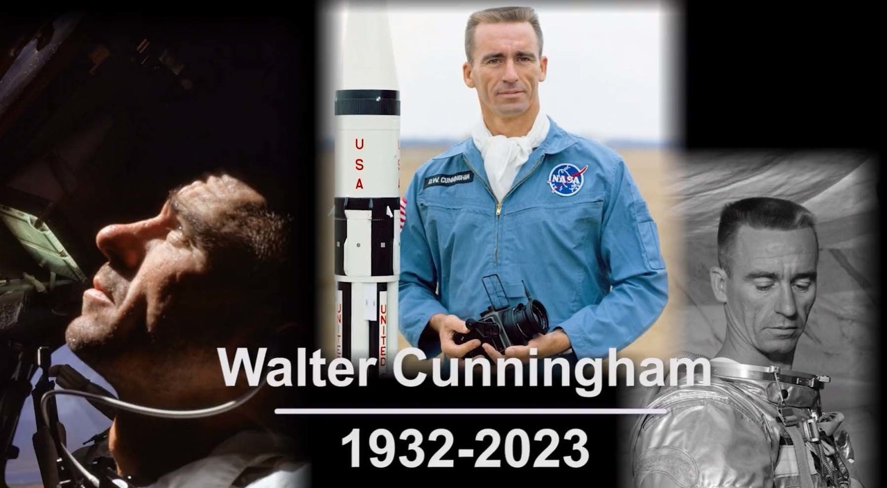 Muere Walter Cunningham, el último astronauta del Apolo 7