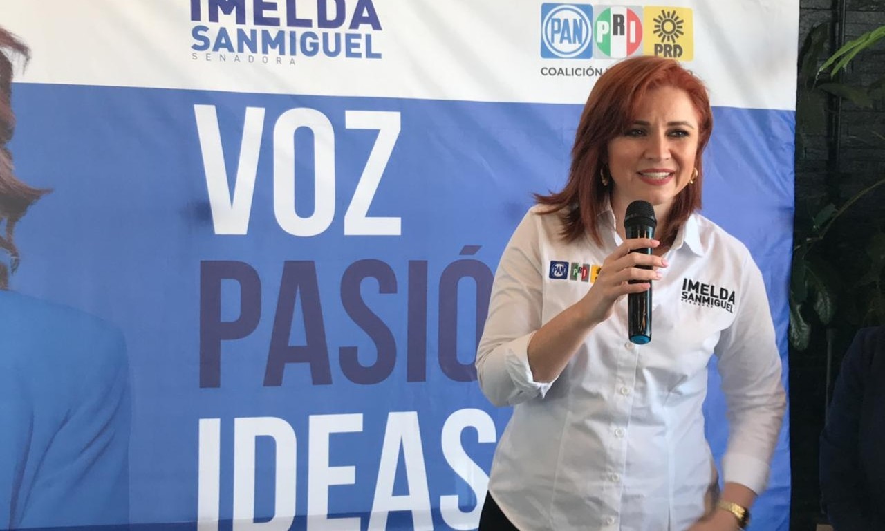 Imelda Sanmiguel, candidata a senadora por coalición 'Va por México'. Foto: Especial