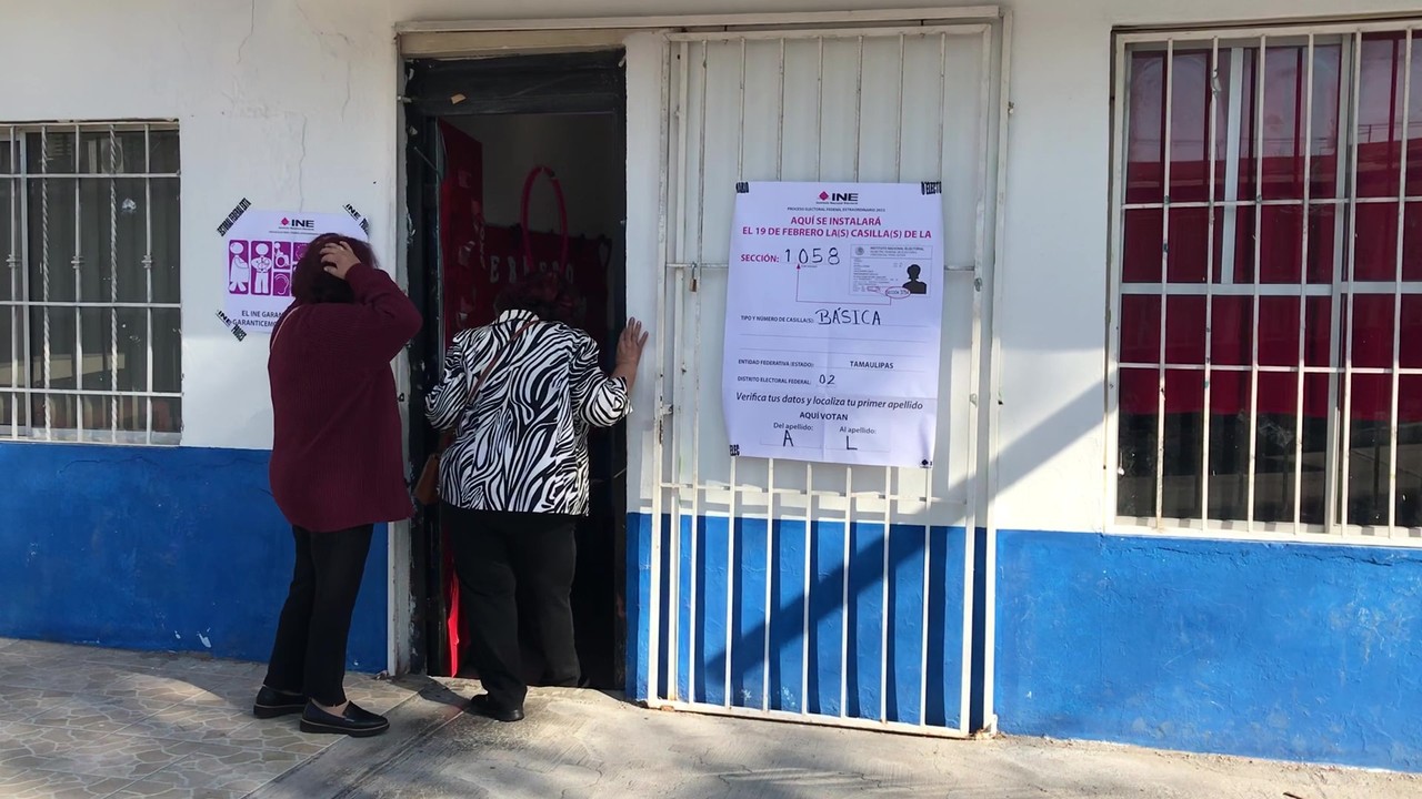Se registra poca participación de votantes en Reynosa