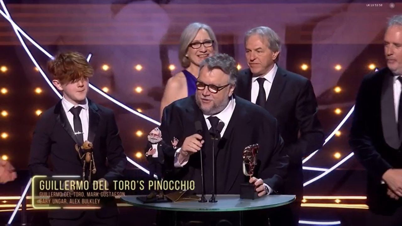 Guillermo del Toro gana con 'Pinocchio' en Bafta