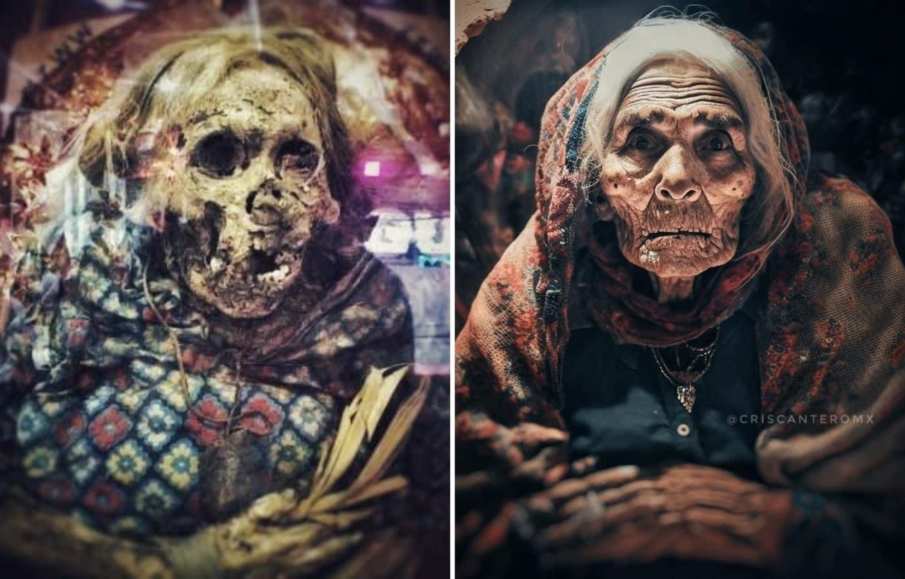 IA muestran cómo eran en vida las Momias de Guanajuato