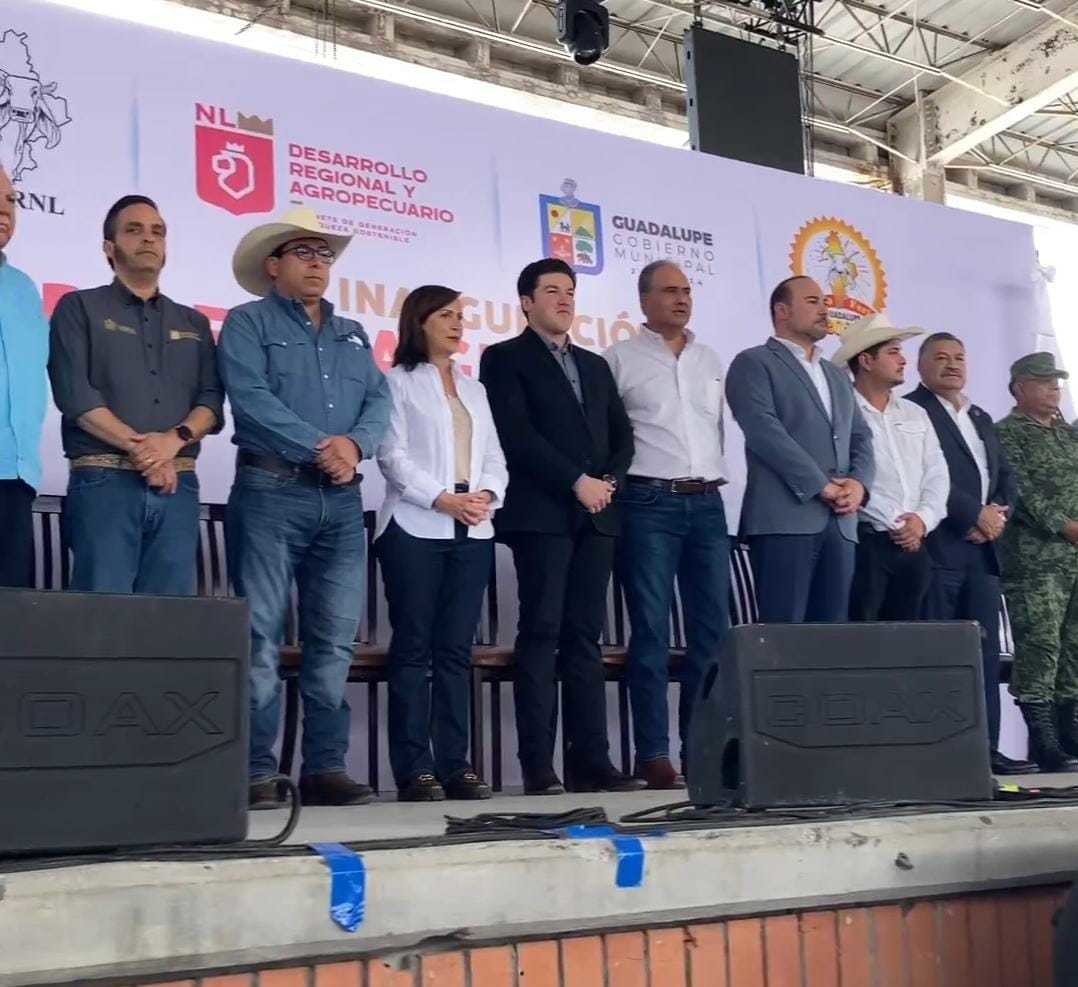 Gobernador de Nuevo León inaugura la Expo Feria Guadalupe