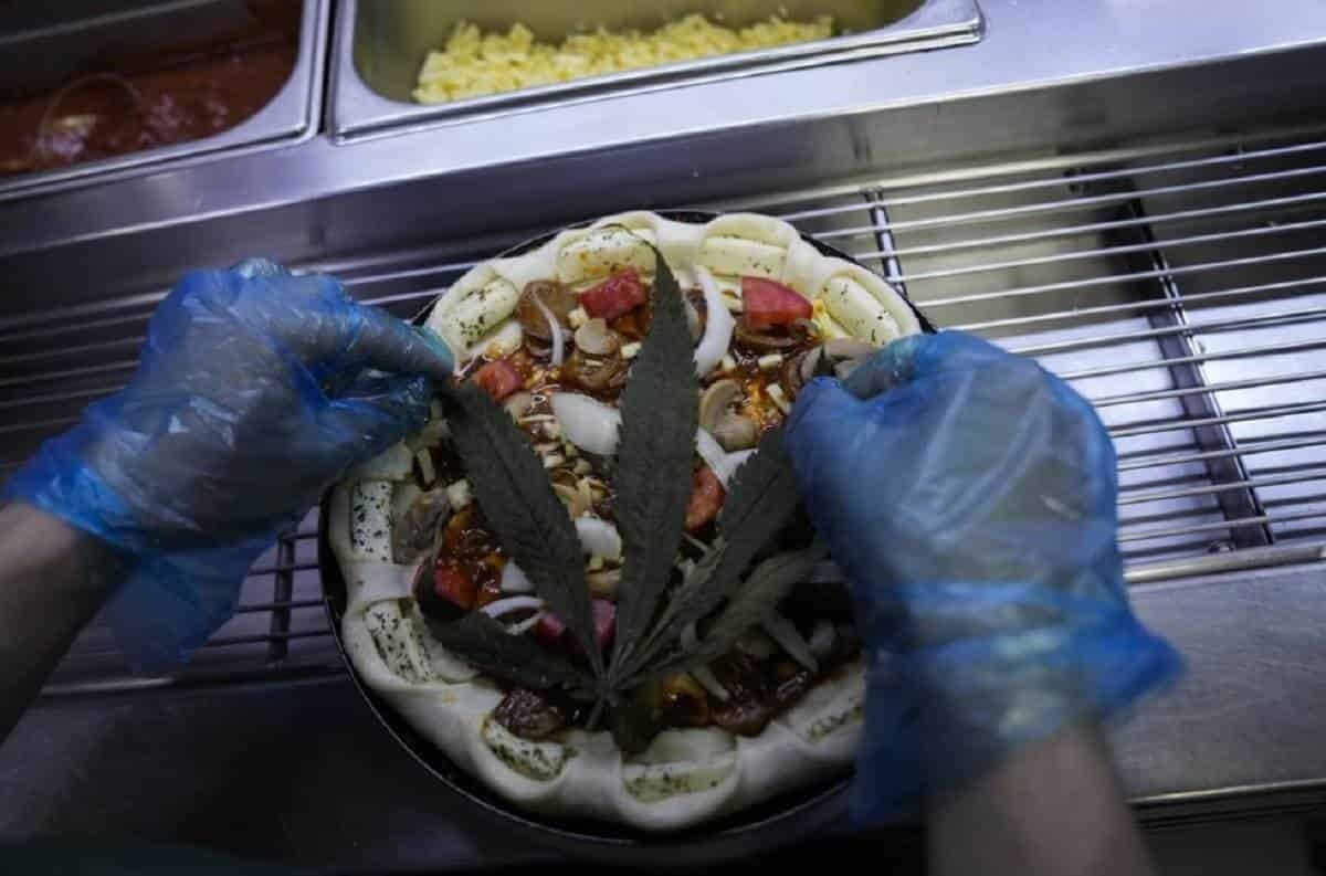 Pizza con cannabis: de moda, pero no te droga