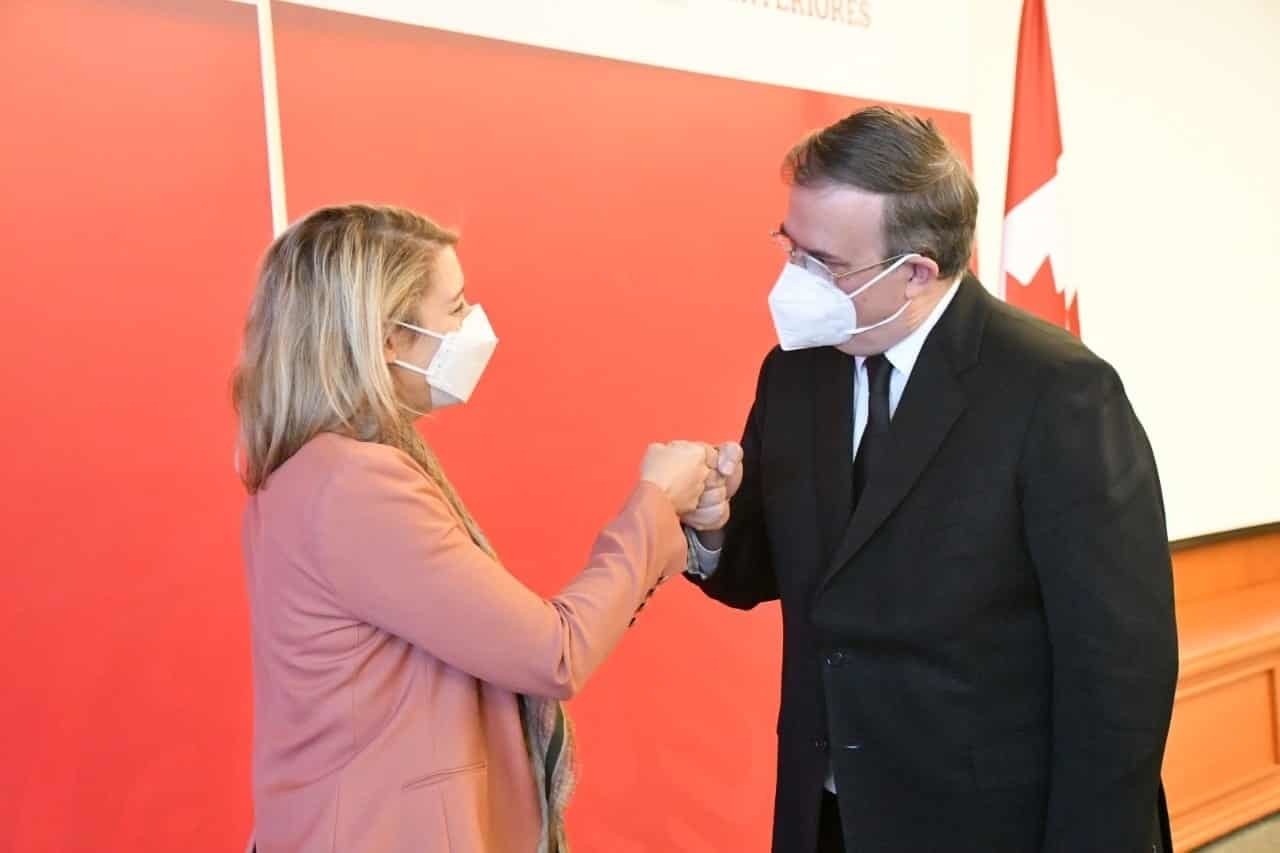 Recibe Ebrard a ministra de Asuntos Exteriores de Canadá