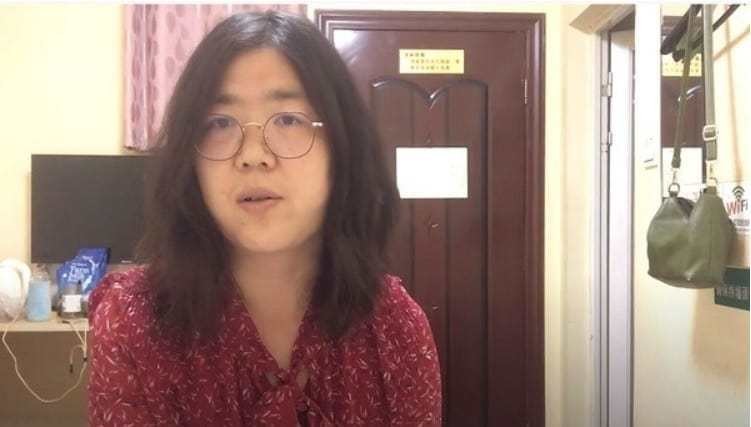 China rechaza liberar a periodista que informó sobre pandemia en Wuhan