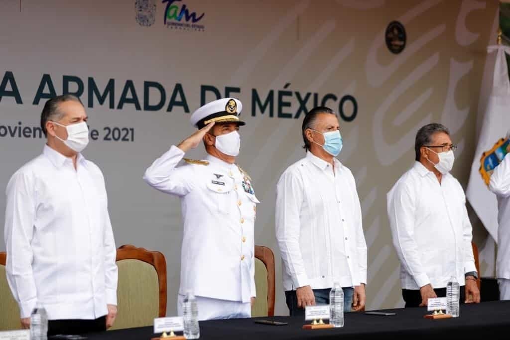 Reconoce Tampico contribución de la Armada de México al Desarrollo Nacional