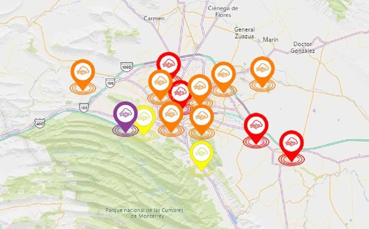 Empeora calidad del aire en área metropolitana de Monterrey