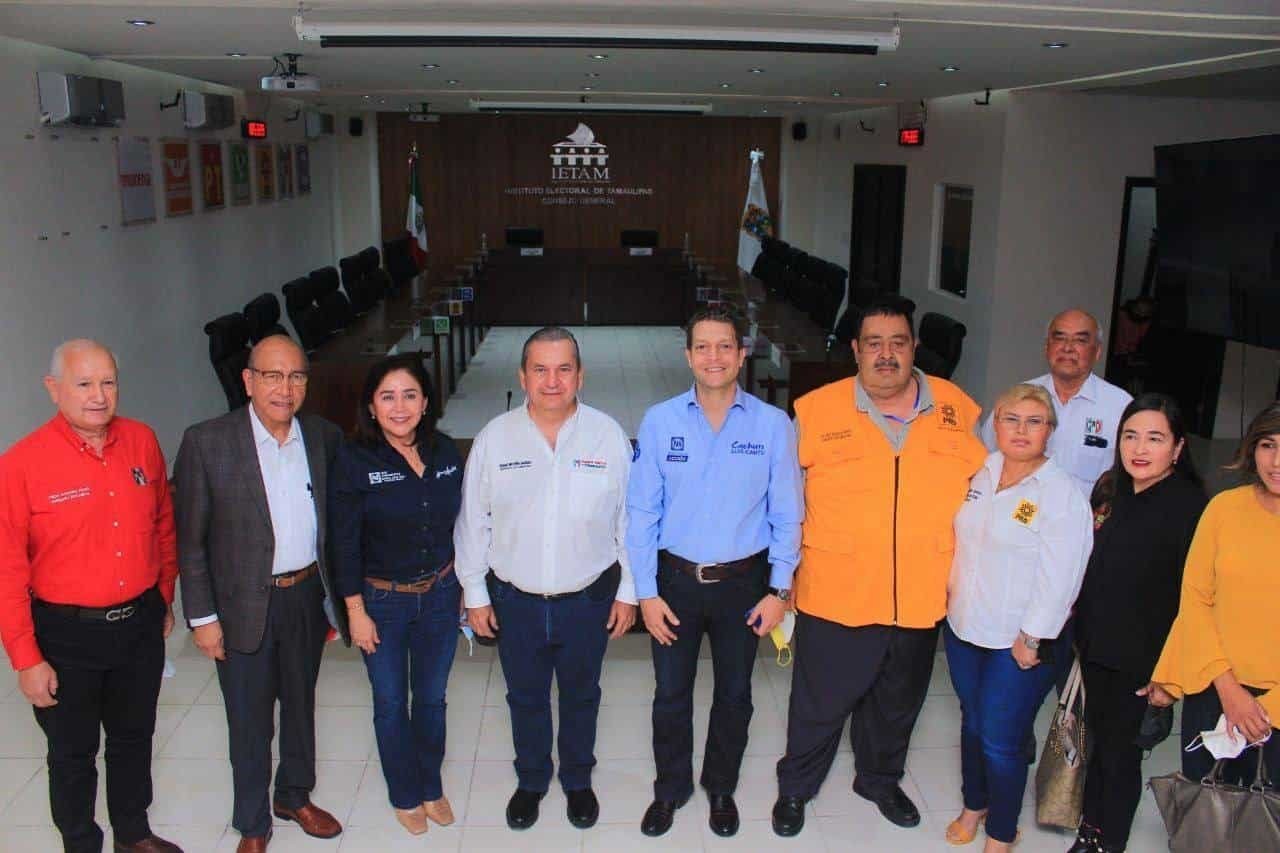 Registra PAN, PRI y PRD alianza 'Va por Tamaulipas'