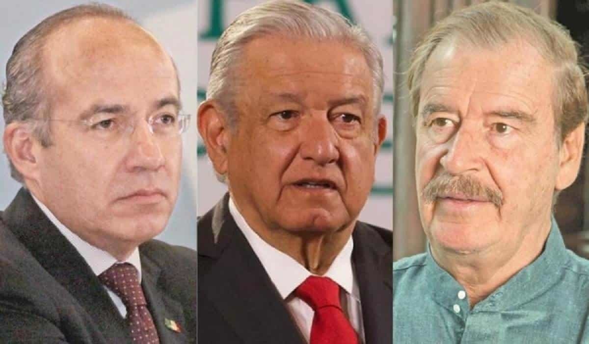 Tunden Felipe Calderón y Vicente Fox a AMLO por mensaje navideño