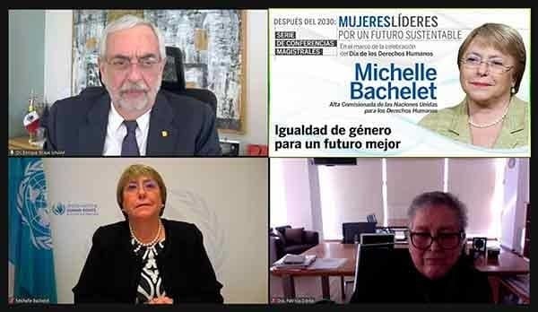 Bachelet reconoce esfuerzo de México por cuidados equitativo con mujeres