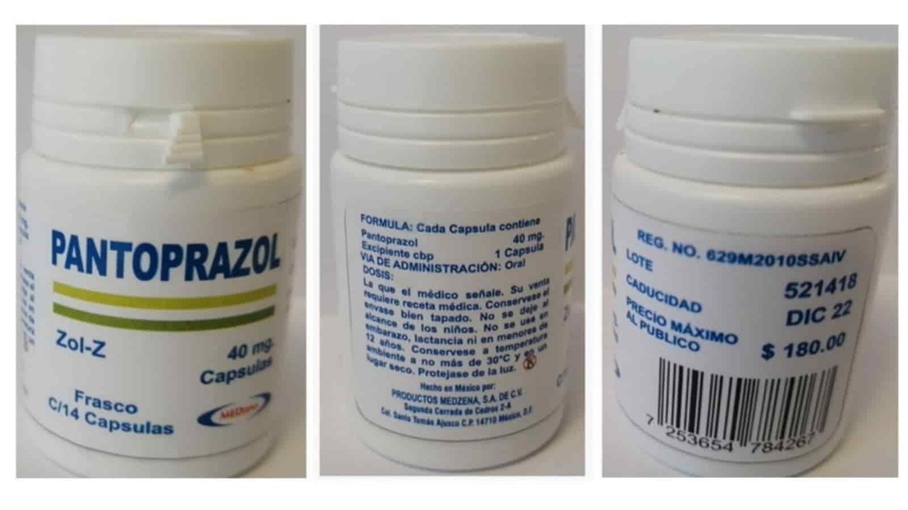 ¡Atención! Alerta sanitaria por medicamento Zol-Z-Pantoprazol