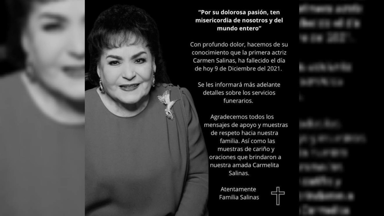 Muere Carmen Salinas
