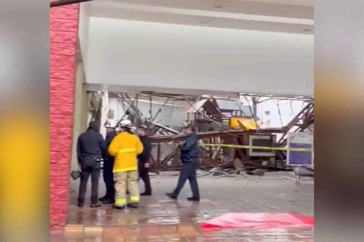 Cae techo de centro comercial de Tijuana; Hay un muerto y cinco heridos