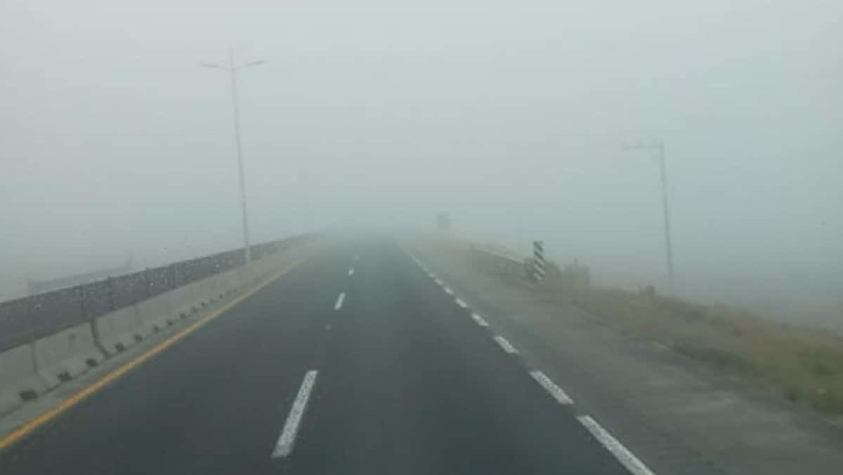 Reportan banco de niebla en carretera Monterrey - Saltillo