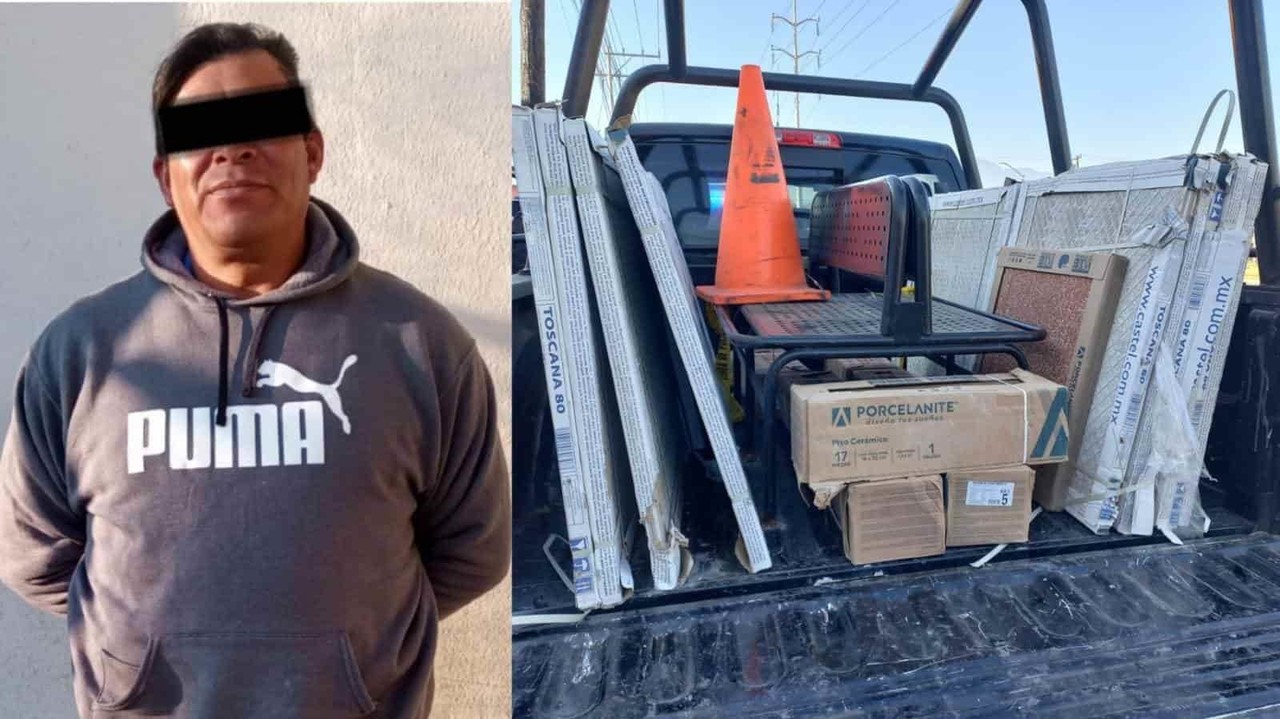 Recupera policía de Guadalupe material de construcción robado