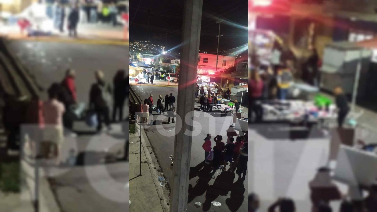 Balacera en mercado de Guadalupe deja 1 muerto