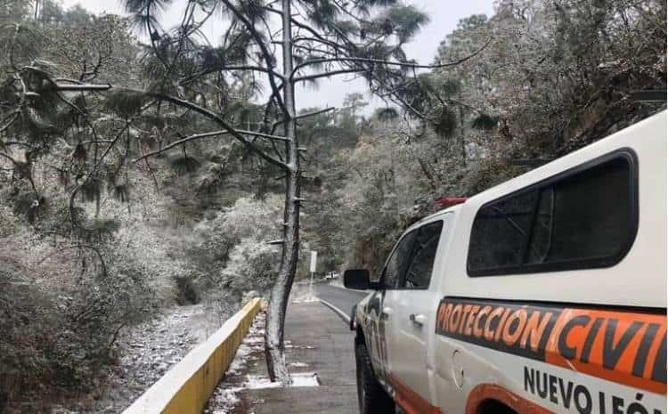 ¡Atención! Se prevén nevadas en la sierra de Nuevo León