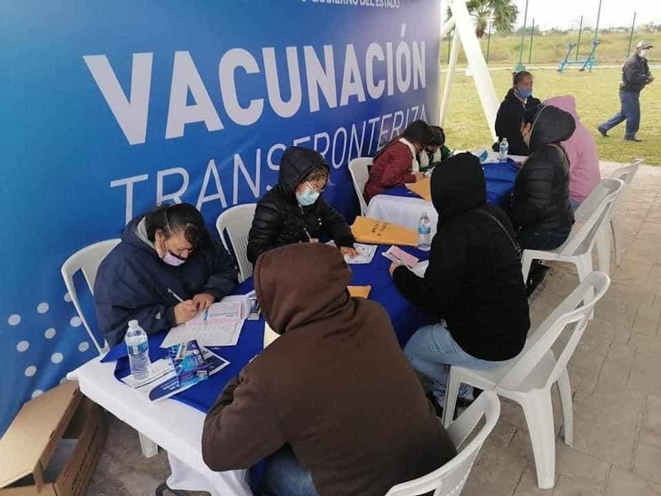 Inicia registro para vacunación transfronteriza a maestros de Matamoros