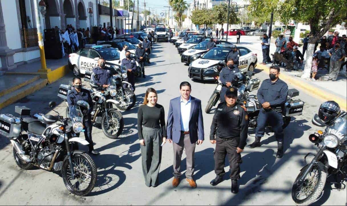 Equipa Raúl Cantú policía de Salinas Victoria