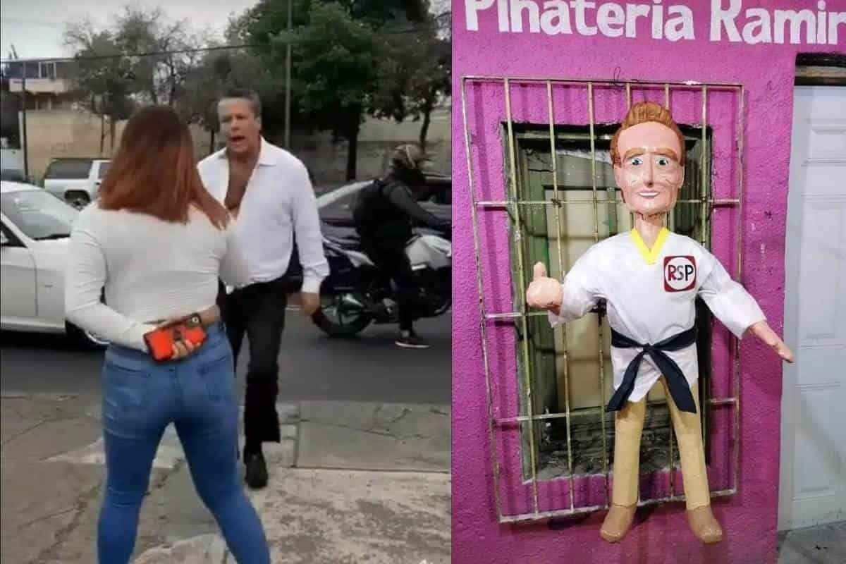 Alfredo Adame superó los memes; ya le hicieron su piñata karateca