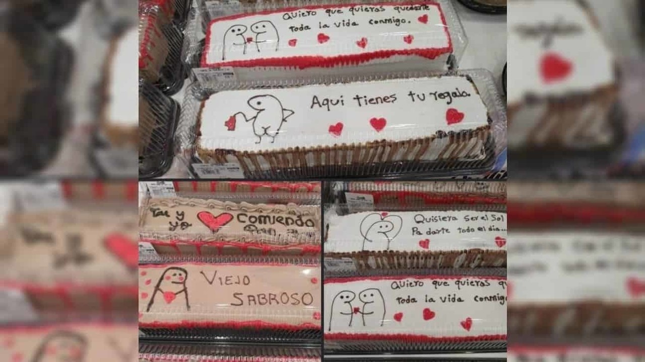 ¿Comprarías? Viralizan pasteles memeros del 14 de febrero en Soriana