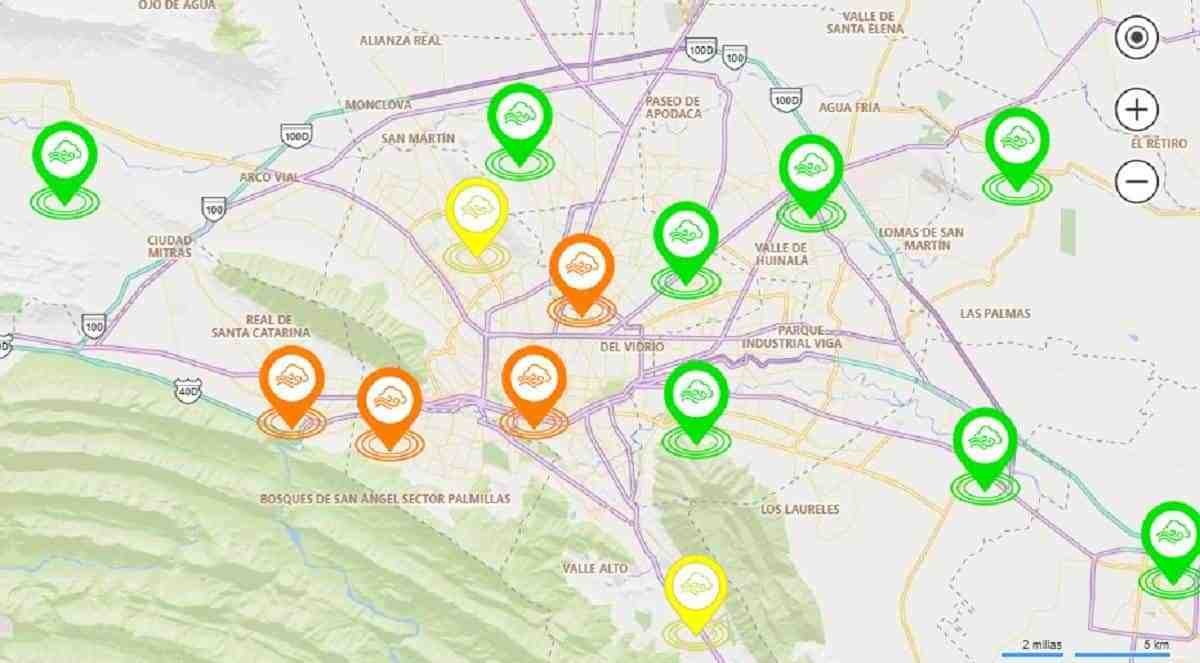 Afecta mala calidad del aire a 4 municipios de Nuevo León