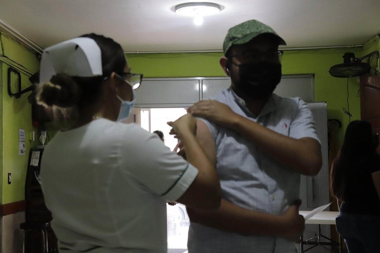 Instalan módulo de vacunación anticovid en sindicato de Matamoros
