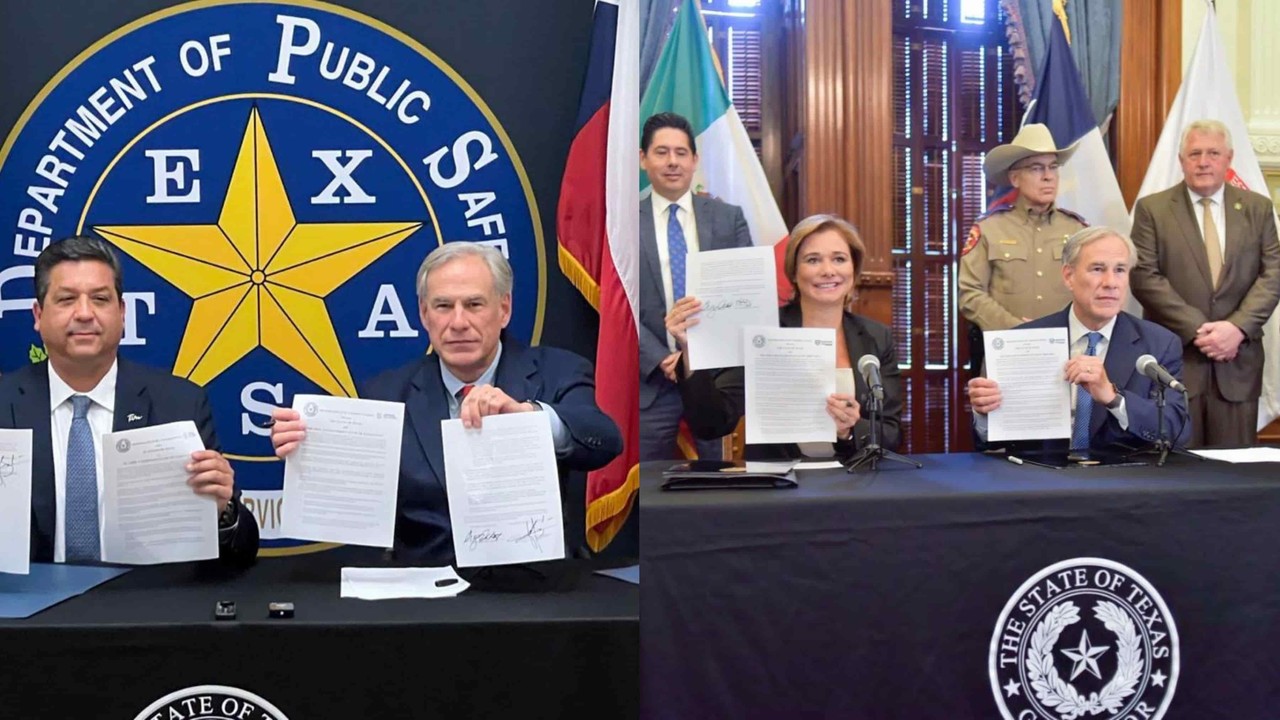 Firman Texas, Tamaulipas y Chihuahua acuerdo para agilizar comercio