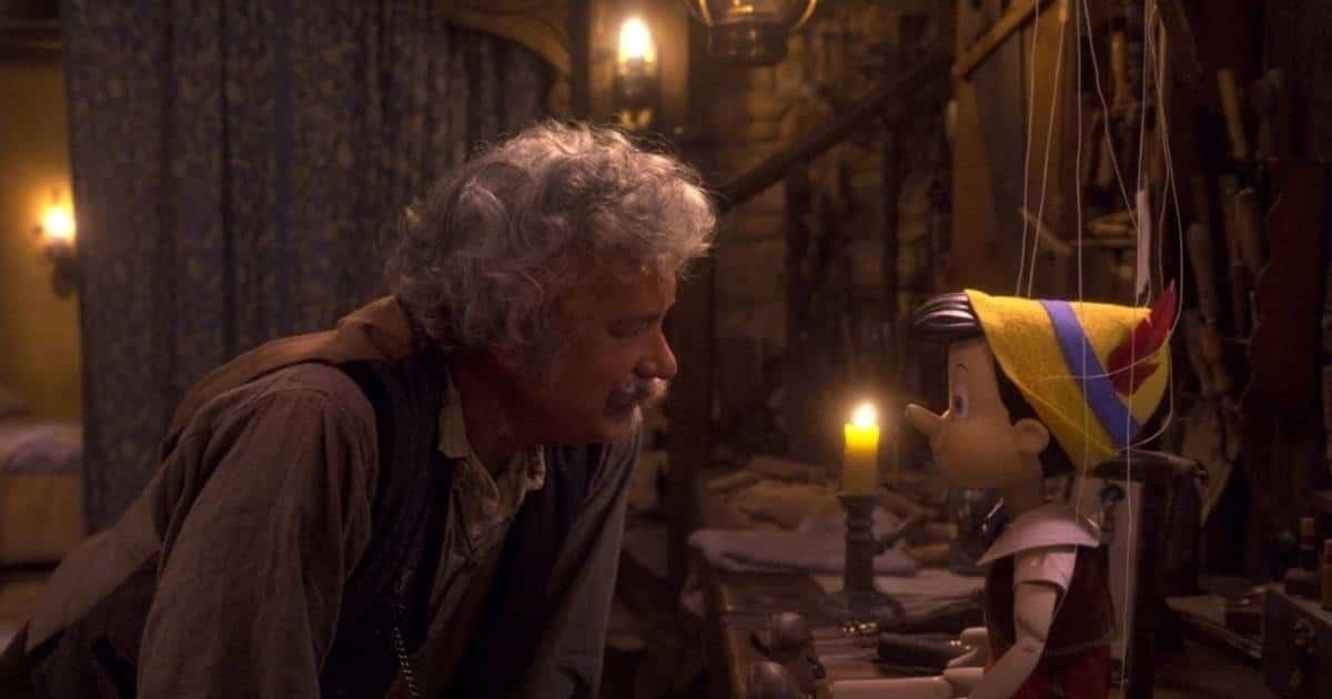Muestran a Tom Hanks como Geppetto