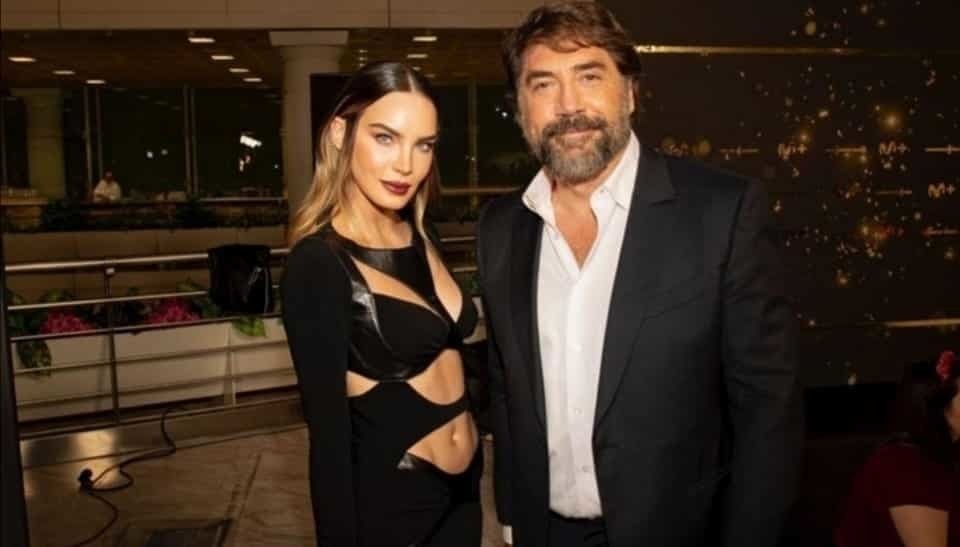 Presume Belinda encuentro con Javier Bardem en los Premios Platino