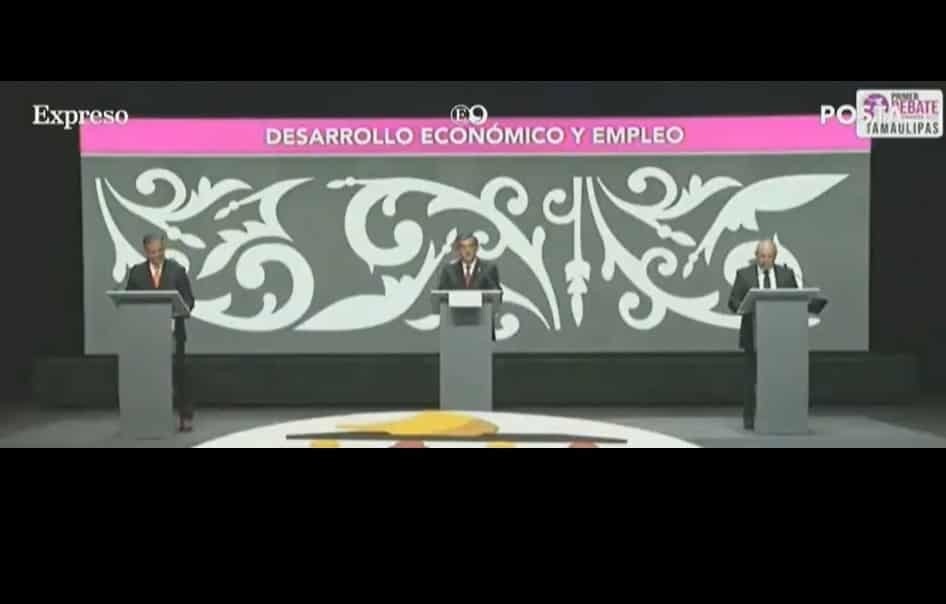 Debaten candidatos a la gubernatura de Tamaulipas