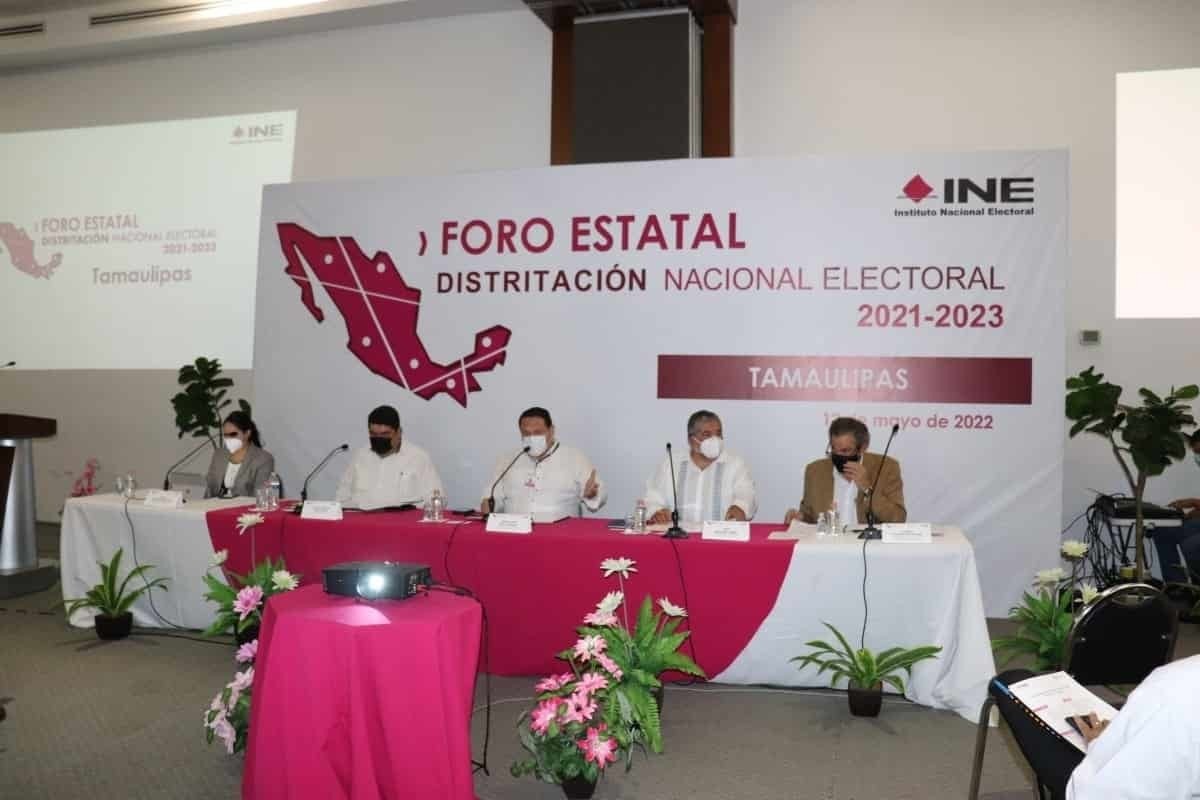 Explican nueva distritación en Tamaulipas para el 2024