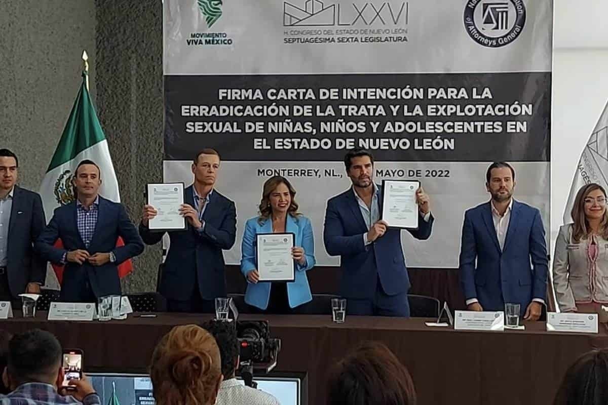 Firman Carta de Intención para erradicar la trata y la explotación sexual