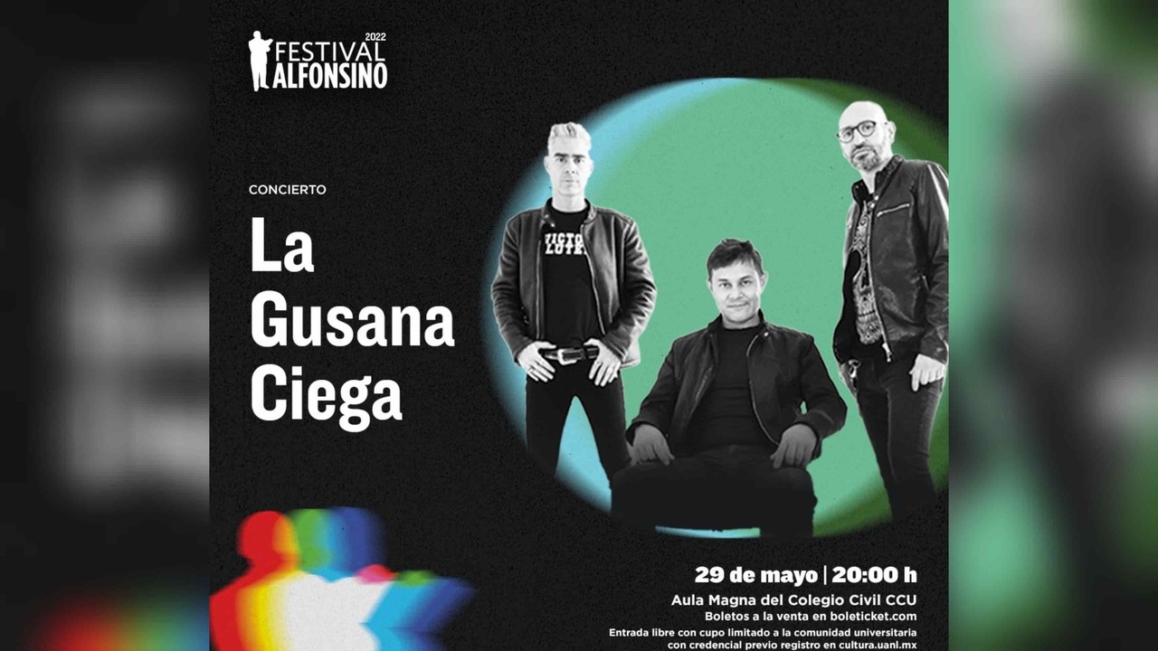 Alista La Gusana Ciega show en el Festival Alfonsino 2022