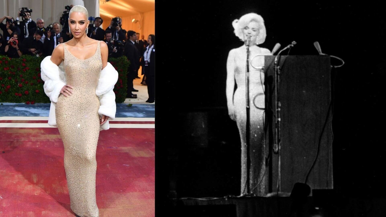 Bajó Kim Kardashian 7 kilos para lucir vestido de Marilyn Monroe