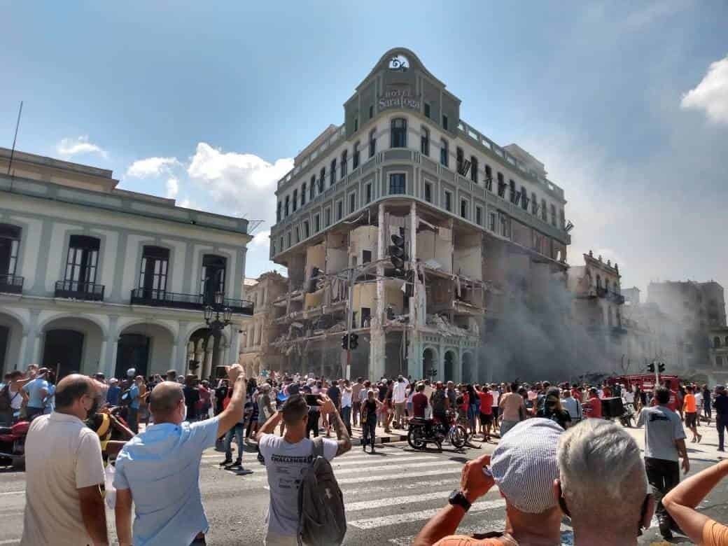 Explosión destruye el Hotel Saratoga en La Habana, Cuba; hay 8 muertos