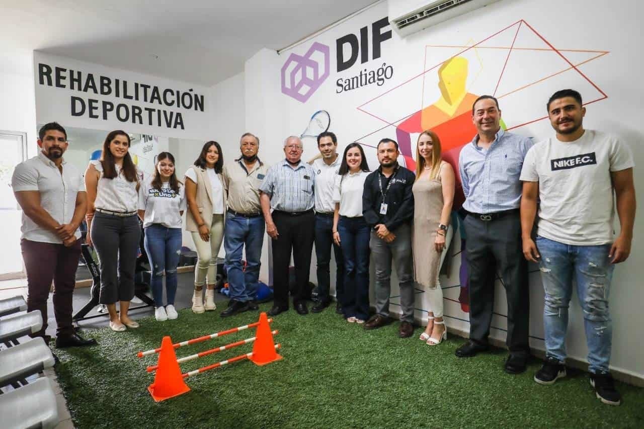 Inaugura DIF Santiago área de rehabilitación deportiva