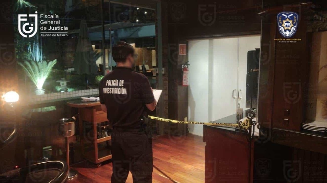 Hombre dispara a su esposa en restaurante de lujo en la CDMX