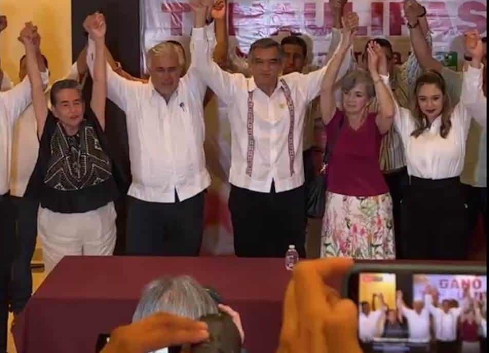 Américo Villarreal se pronuncia ganador en Tamaulipas